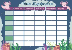 Vorschau - Anderer Materialtyp - Klassenraum-Deko: Axolotl-Klasse - Seite 2