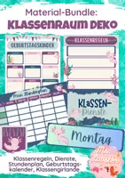 Vorschau - Anderer Materialtyp - Klassenraum-Deko: Axolotl-Klasse - Deckblatt