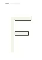 Vorschau - Arbeitsblätter - Buchstabe F / f Arbeitsblätter + Stationenlernen - Seite 1