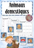Aperçu - Feuilles d'exercices - Vocabulaire: Animaux domestiques - Page de couverture
