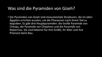 Vorschau - Arbeitsblätter - AB mit Fragen zum Thema "Pyramiden von Gizeh" + Lösungsblatt + Infografik - Seite 3