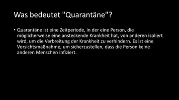Vorschau - Arbeitsblätter - AB mit Fragen zum Thema "Quarantäne" + Lösungsblatt - Seite 2