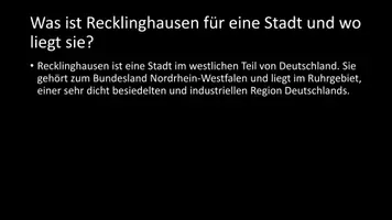 Vorschau - Arbeitsblätter - AB mit Fragen zum Thema "Recklinghausen" + Lösungsblatt - Seite 2