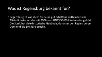 Vorschau - Arbeitsblätter - AB mit Fragen zum Thema "Regensburg" + Lösungsblatt + Infografik - Seite 3