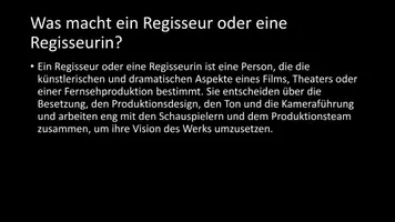 Vorschau - Arbeitsblätter - AB mit Fragen zum Thema "Regisseurinnen und Regisseure" + Lösungsblatt + Infografik - Seite 3