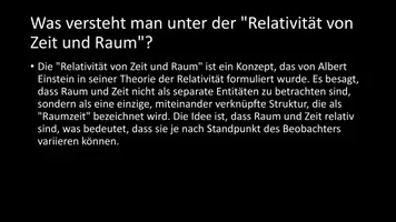 Vorschau - Arbeitsblätter - AB mit Fragen zum Thema "Relativität von Zeit und Raum" + Lösungsblatt - Seite 2
