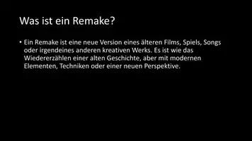Vorschau - Arbeitsblätter - AB mit Fragen zum Thema "Remake" + Lösungsblatt - Seite 2