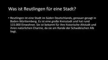 Vorschau - Arbeitsblätter - AB mit Fragen zum Thema "Reutlingen" + Lösungsblatt - Seite 2