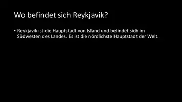 Vorschau - Arbeitsblätter - AB mit Fragen zum Thema "Reykjavik" + Lösungsblatt - Seite 2