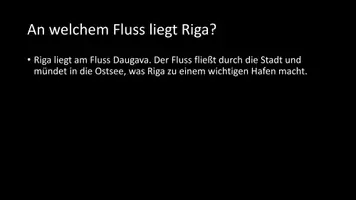 Vorschau - Arbeitsblätter - AB mit Fragen zum Thema "Riga" + Lösungsblatt - Seite 3