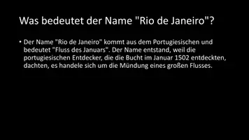 Vorschau - Arbeitsblätter - AB mit Fragen zum Thema "Rio de Janeiro" + Lösungsblatt - Seite 2
