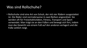 Vorschau - Arbeitsblätter - AB mit Fragen zum Thema "Rollschuhe" + Lösungsblatt - Seite 2