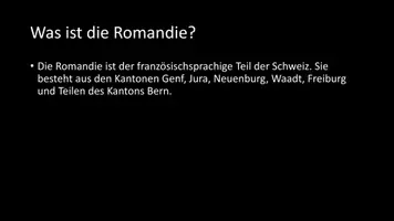 Vorschau - Arbeitsblätter - AB mit Fragen zum Thema "Romandie" + Lösungsblatt - Seite 2