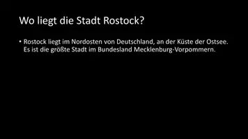 Vorschau - Arbeitsblätter - AB mit Fragen zum Thema "Rostock" + Lösungsblatt + Infografik - Seite 3