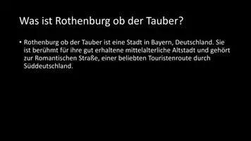 Vorschau - Arbeitsblätter - AB mit Fragen zum Thema "Rothenburg ob der Tauber" + Lösungsblatt + Infografik - Seite 3