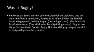 Vorschau - Arbeitsblätter - AB mit Fragen zum Thema "Rugby" + Lösungsblatt + Infografik - Seite 3