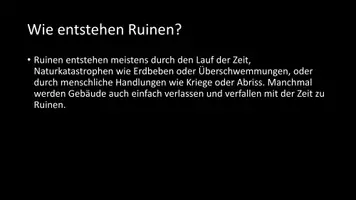 Vorschau - Arbeitsblätter - AB mit Fragen zum Thema "Ruine" + Lösungsblatt - Seite 3