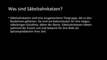 Vorschau - Arbeitsblätter - AB mit Fragen zum Thema "Säbelzahnkatzen" + Lösungsblatt - Seite 2