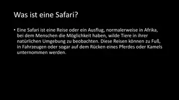 Vorschau - Arbeitsblätter - AB mit Fragen zum Thema "Safari" + Lösungsblatt - Seite 2