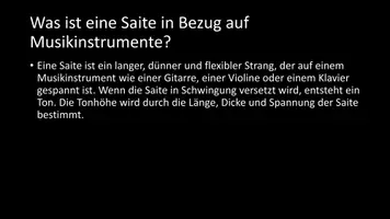 Vorschau - Arbeitsblätter - AB mit Fragen zum Thema "Saiten" + Lösungsblatt + Infografik - Seite 3