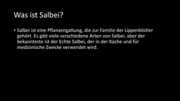Vorschau - Arbeitsblätter - AB mit Fragen zum Thema "Salbei" + Lösungsblatt - Seite 2