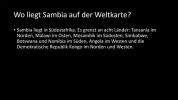 Vorschau - Arbeitsblätter - AB mit Fragen zum Thema "Sambia" + Lösungsblatt - Seite 2