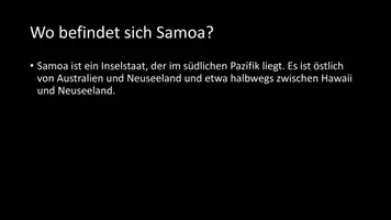 Vorschau - Arbeitsblätter - AB mit Fragen zum Thema "Samoa" + Lösungsblatt - Seite 2