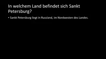 Vorschau - Arbeitsblätter - AB mit Fragen zum Thema "Sankt Petersburg" + Lösungsblatt + Infografik - Seite 3