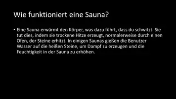 Vorschau - Arbeitsblätter - AB mit Fragen zum Thema "Sauna" + Lösungsblatt - Seite 3