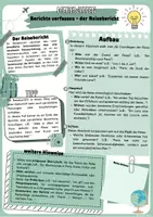 Vorschau - Arbeitsblätter - Materialpaket Berichten Zeitungsbericht Reisebericht Schreibanlass Merkwissen - Seite 3