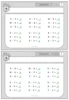 Vorschau - Aufgabenkarten - Aufgaben zur Subtraktion Kartei ZR 20 - Seite 2
