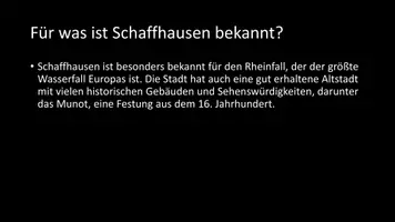 Vorschau - Arbeitsblätter - AB mit Fragen zum Thema "Schaffhausen" + Lösungsblatt - Seite 3