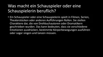 Vorschau - Arbeitsblätter - AB mit Fragen zum Thema "Schauspielerinnen und Schauspieler" + Lösungsblatt + Mindmap + Infografik - Seite 3
