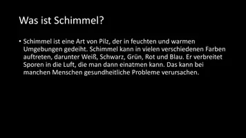Vorschau - Arbeitsblätter - AB mit Fragen zum Thema "Schimmel" + Lösungsblatt + Infografik - Seite 3