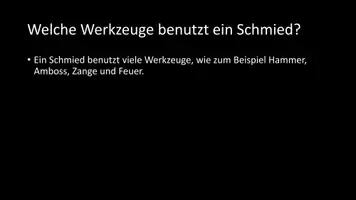 Vorschau - Arbeitsblätter - AB mit Fragen zum Thema "Schmiede" + Lösungsblatt - Seite 3