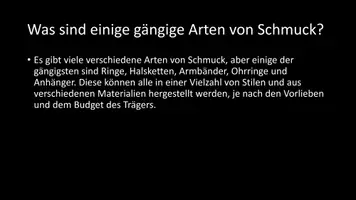 Vorschau - Arbeitsblätter - AB mit Fragen zum Thema "Schmuck" + Lösungsblatt + Infografik - Seite 3