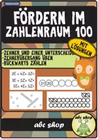Vorschau - Arbeitsblätter - Fördern im ZR 100: 4 gute Aufgaben für das Stellenwertverständnis (sofort einsetzbar!) - Deckblatt