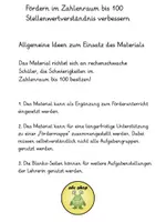 Vorschau - Arbeitsblätter - Fördern im ZR 100: 4 gute Aufgaben für das Stellenwertverständnis (sofort einsetzbar!) - Seite 1