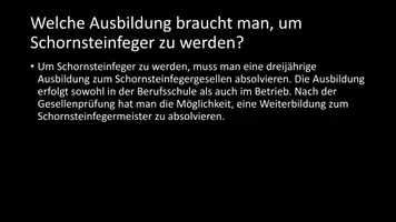 Vorschau - Arbeitsblätter - AB mit Fragen zum Thema "Schornsteinfeger" + Lösungsblatt - Seite 3