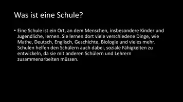 Vorschau - Arbeitsblätter - AB mit Fragen zum Thema "Schule" + Lösungsblatt + Infografik - Seite 3