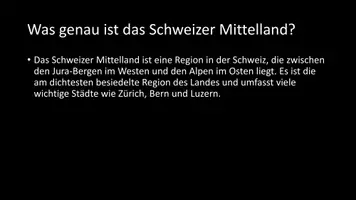 Vorschau - Arbeitsblätter - AB mit Fragen zum Thema "Schweizer Mittelland" + Lösungsblatt - Seite 2