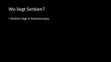 Vorschau - Arbeitsblätter - AB mit Fragen zum Thema "Serbien" + Lösungsblatt - Seite 2