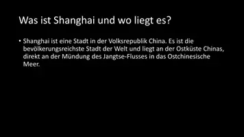 Vorschau - Arbeitsblätter - AB mit Fragen zum Thema "Shanghai" + Lösungsblatt + Infografik - Seite 3