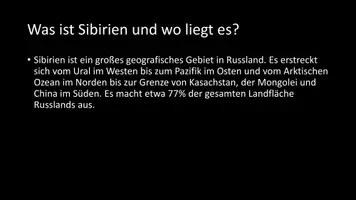 Vorschau - Arbeitsblätter - AB mit Fragen zum Thema "Sibirien" + Lösungsblatt + Infografik - Seite 3