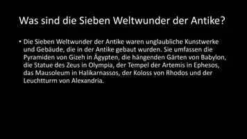 Vorschau - Arbeitsblätter - AB mit Fragen zum Thema "Sieben Weltwunder" + Lösungsblatt + Infografik - Seite 3