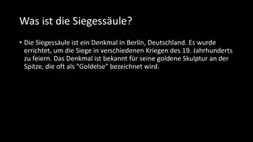 Vorschau - Arbeitsblätter - AB mit Fragen zum Thema "Siegessäule" + Lösungsblatt + Infografik - Seite 3