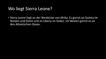 Vorschau - Arbeitsblätter - AB mit Fragen zum Thema "Sierra Leone" + Lösungsblatt + Infografik - Seite 3