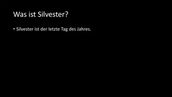 Vorschau - Arbeitsblätter - AB mit Fragen zum Thema "Silvester" + Lösungsblatt + Infografik - Seite 3