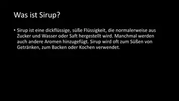 Vorschau - Arbeitsblätter - AB mit Fragen zum Thema "Sirup" + Lösungsblatt - Seite 2
