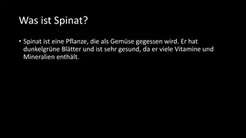 Vorschau - Arbeitsblätter - AB mit Fragen zum Thema "Spinat" + Lösungsblatt - Seite 2